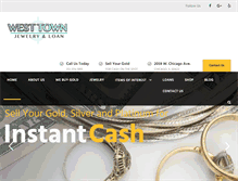 Tablet Screenshot of goldbuyersinchicago.com